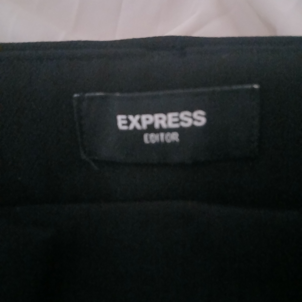 Express Black Editor Pants